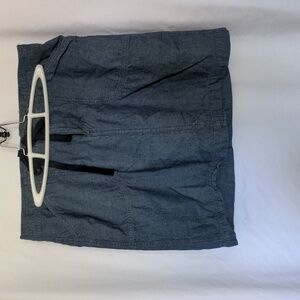 Size 6 White Stag Skorts, denim blue, 4 pockets,‎ 100% cotton